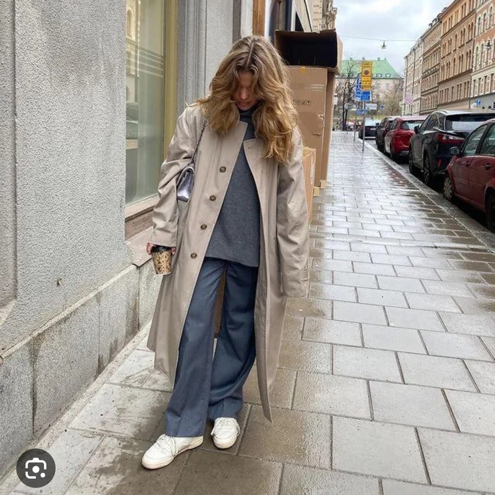 NWT Djerf Avenue Trench Coat - Sand